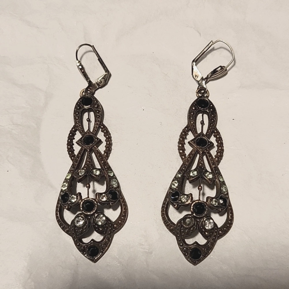Vintage Art Deco Chandelier Earrings